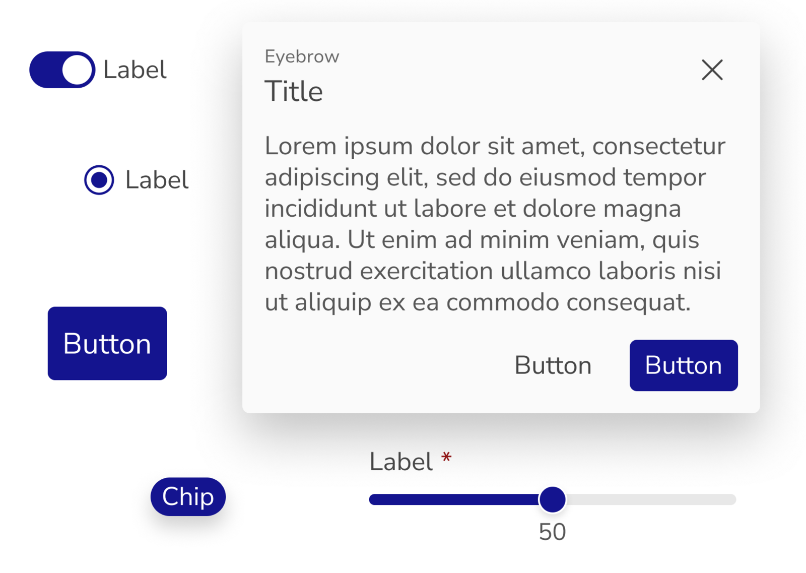 Indigo components