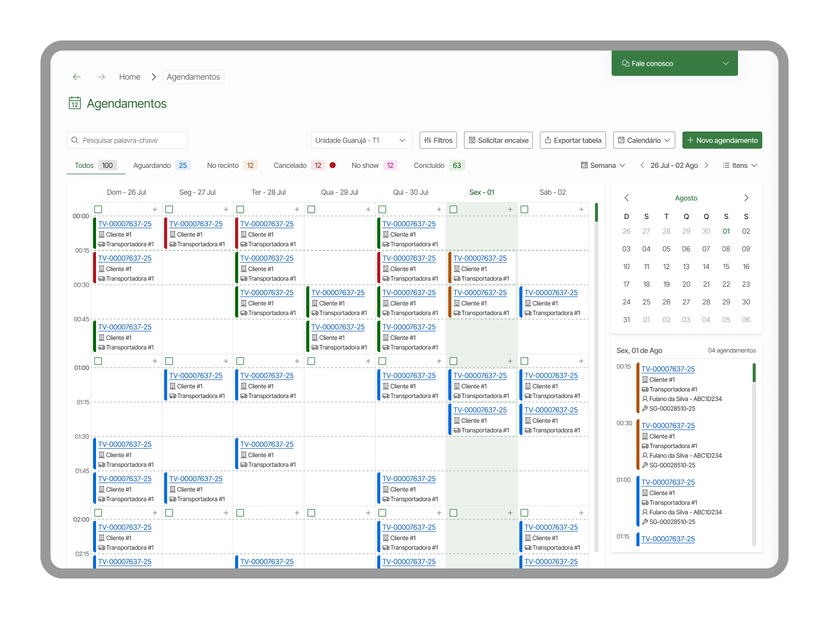 Agendamentos