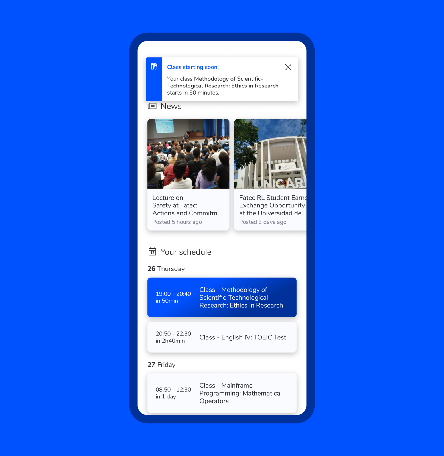 Real-time notifications